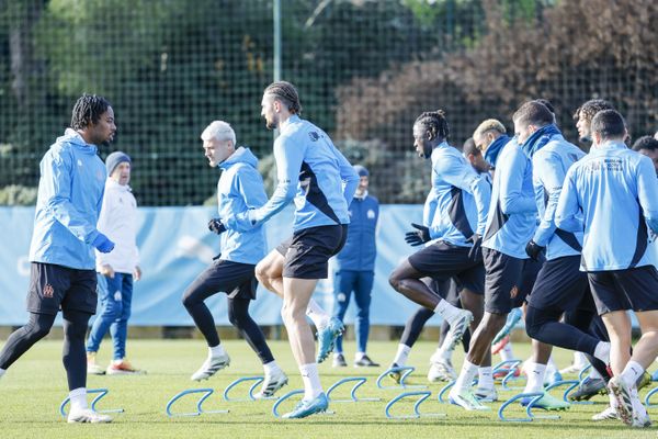 Ce 3 janvier au centre d'entraînement La Commanderie dans le 12e arrondissement de Marseille.