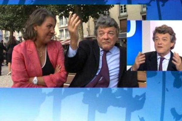 Jean-Louis Borloo était l'invité de France 3 Basse-Normandie jeudi soir