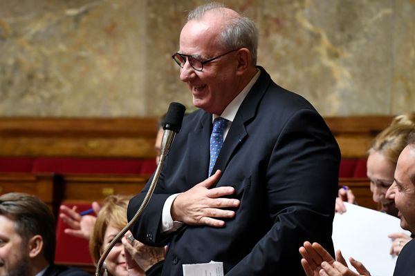 Maurice Leroy lors de ses adieux à l'Assemblée Nationale, le 18 décembre. 