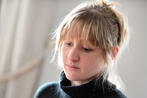 Cécile Bourgeon, la mère de Fiona, le 18 mai 2013, à Clermont-Ferrand. 