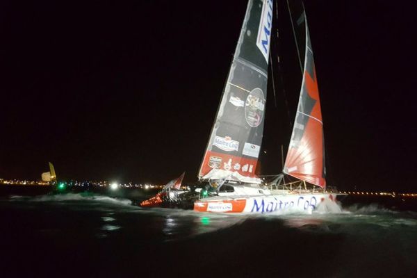 Jérémie Beyou s'attribue ce lundi 23 janvier au soir la 3e place de ce 8e Vendée Globe