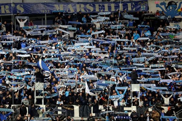 Supporters marseillais lors d'un match OM-PSG, le 7 février 2016.