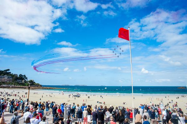 La patrouille de France à Perros-Guirrec en 2021