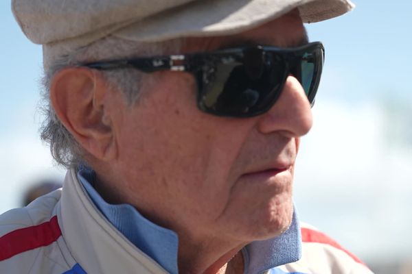 Le producteur et réalisateur français, Claude Lelouch, est présent pour les 100 ans des planches de Deauville (Calvados) ce week-end du 6 et 7 juillet 2024.