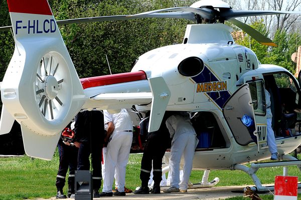 Deux blessés graves ont été héliportés vers l'hôpital Purpan