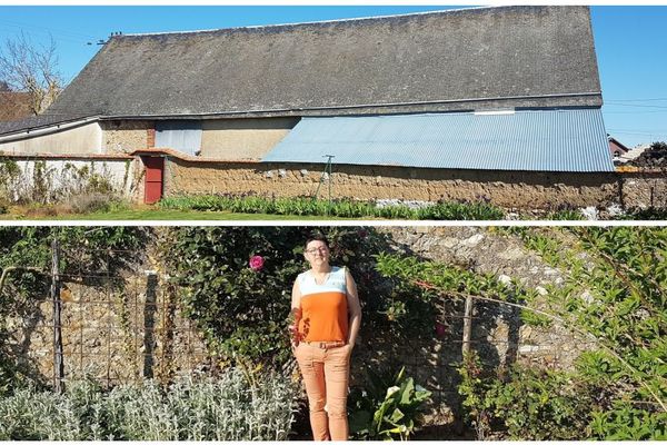 Brigitte Geslin (ci-dessous) espère pouvoir transformer cette grange de 350m2 (ci-dessus) en un habitat partagé pour seniors à Bouville, en Eure-et-Loir.