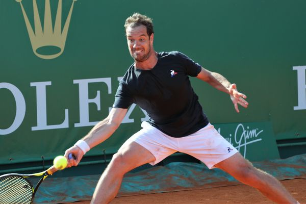 Richard Gasquet au Master 1000 de Monte-Carlo - 18 avril 2018