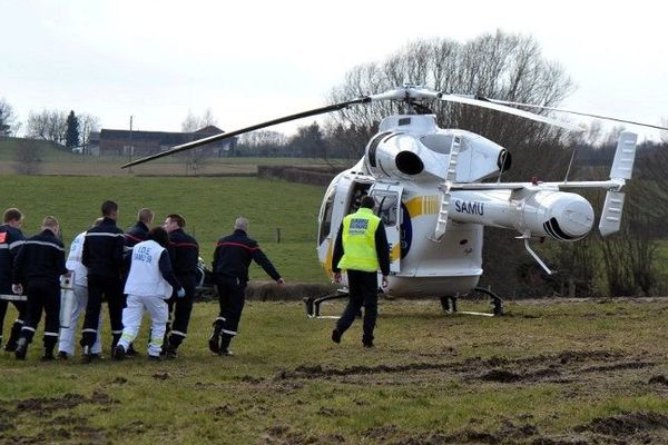 Deux élèves ont été héliportés dans un état grave au CHR de Lille après l'effondrement d'un tas d'ensilage de maïs à Pont-sur-Sambre.