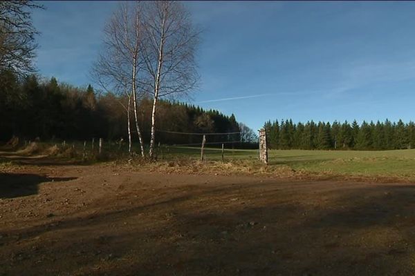 Les lieux où se s'est produit l'accident de chasse, à Saint-Étienne-aux-Clos, en Corrèze.