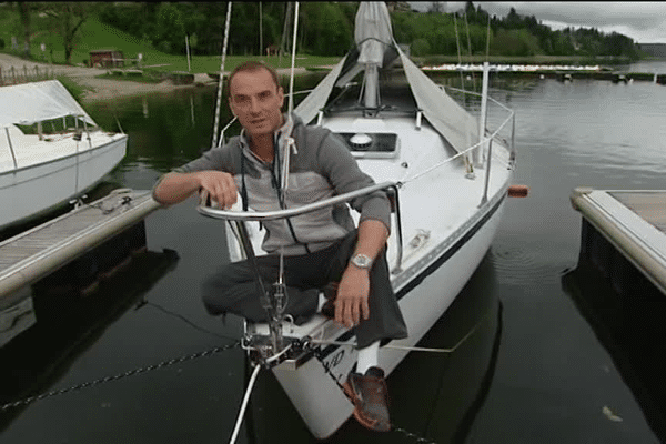 Franck Menestret et l'équipe de Vu d'Ici ont pris les eaux sur le lac de Malbuisson.