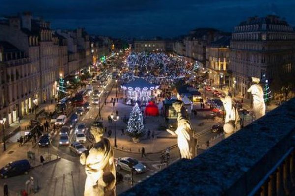 Allées de Tourny illuminées (Noël 2014)