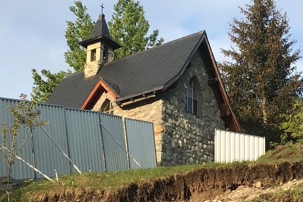 Photo prise le 16 mai 2018 par l'association de défense de la chapelle.