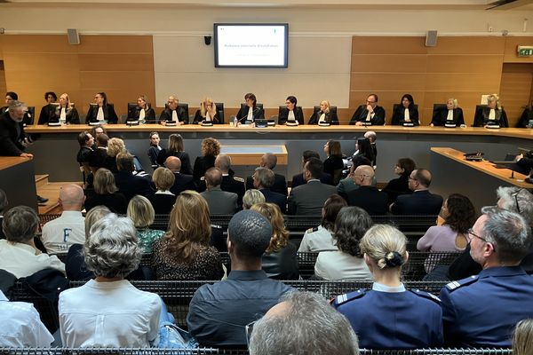 L'audience solennelle d'installation des nouveaux magistrats a fait salle comble, ce vendredi au palais de justice de Nice.