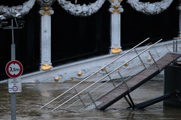 La Seine, à Paris, le 23 janvier 2018.