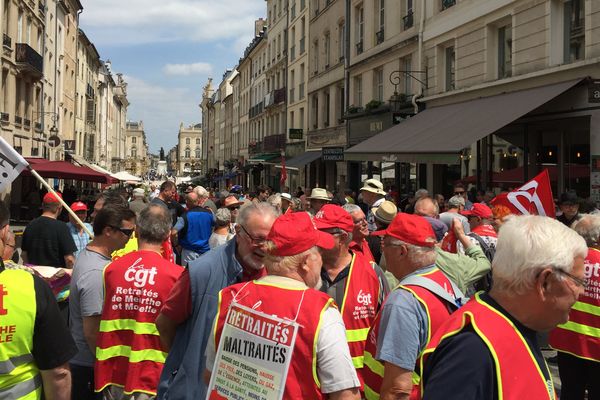 Les retraités manifestent à Nancy