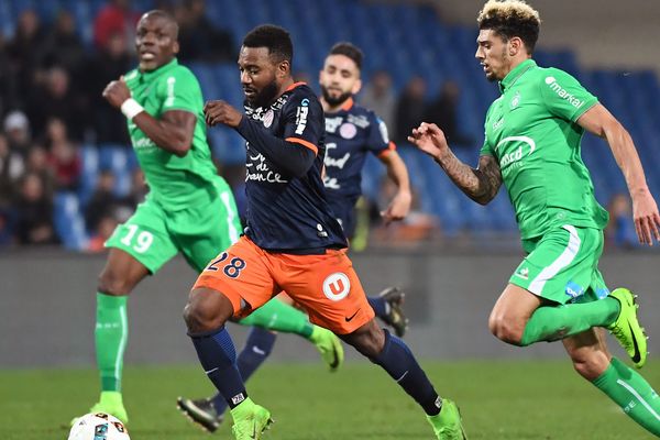 En battant St Etienne 2 buts à 1, Montpellier réussit sa plus belle série de la saison et voit s'éloigner la zone rouge de la relégation.