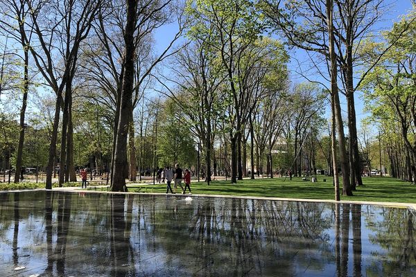 Le bassin des brumes des Basses Promenades.