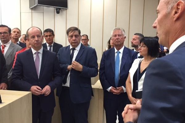 Le garde des Sceaux a inauguré le nouveau palais de justice de Béziers ce 1er septembre.