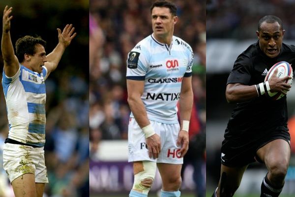 Juan Imhoff, Dan Carter et Joe Rokocoko, du Racing 92.