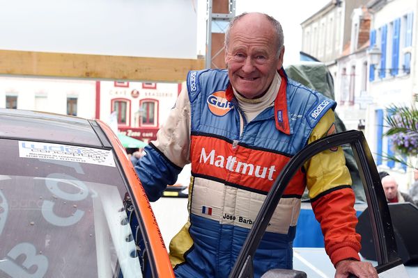 José Barbara, au Rallye du Boulonnais (été 2016).