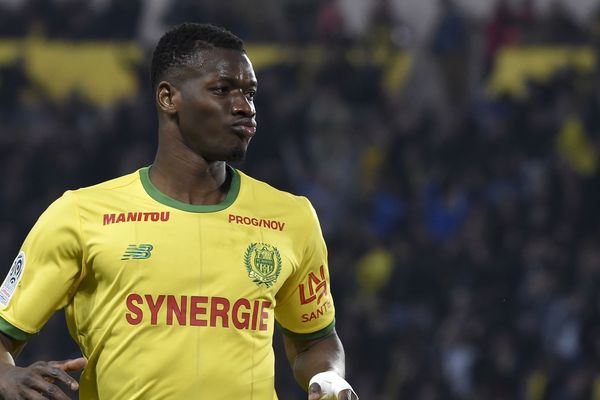 Kalifa Coulibaly a signé un doublé face à Amiens SC (ici, face à l'OL le 12 avril 2019)