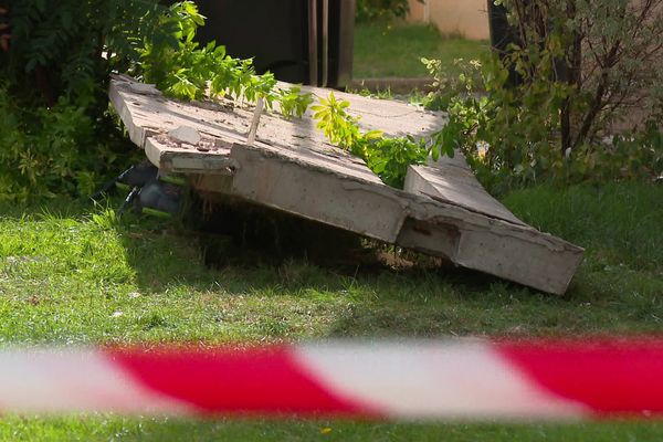 Un garde-corps de balcon effondré près de Cholet, le 4 octobre 2023