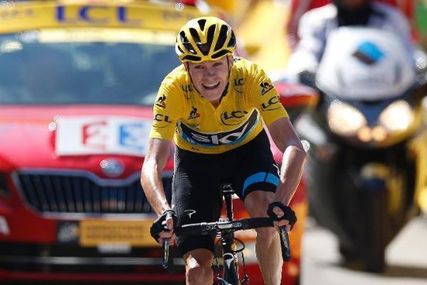 Chris Froome dans les Pyrénées