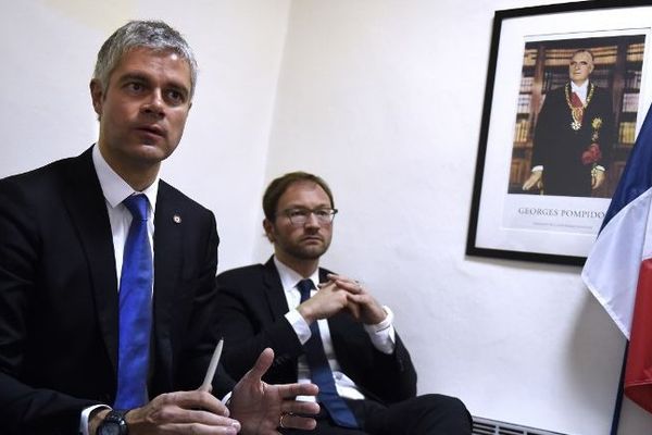 Patrick Mignola, ici avec Laurent Wauquiez . 