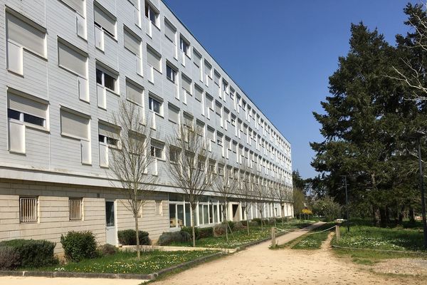 La cité universitaire Rabelais est déserte