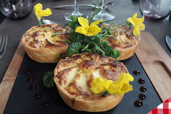 La tarte de hareng fumé et chicons de pleine terre