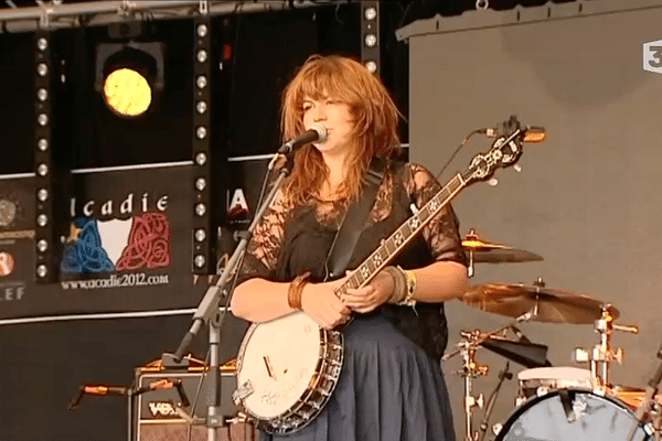 Lisa Le Blanc au Festival Interceltique de Lorient.