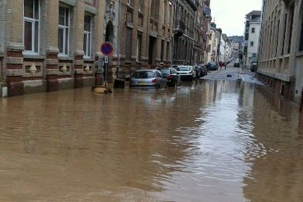 L'inondation à Rouen ce matin