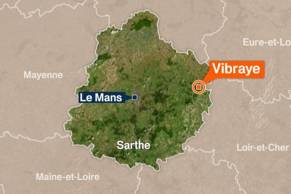 La forêt de Vibraye se trouve dans la Sarthe à l'est du Mans.