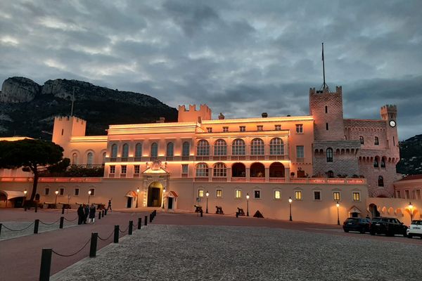 Le palais princier de Monaco.