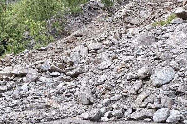 Les orages qui ont frappé le secteur de La Grave  jeudi en fin de journée ont provoqué quatre coulées de boues.