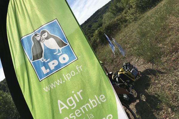 La LPO achevait un tour cycliste de 2000 km à travers la Bourgogne-Franche-Comté le 16 jui, avant de débuter le Congrès National des 17-18-19 juin