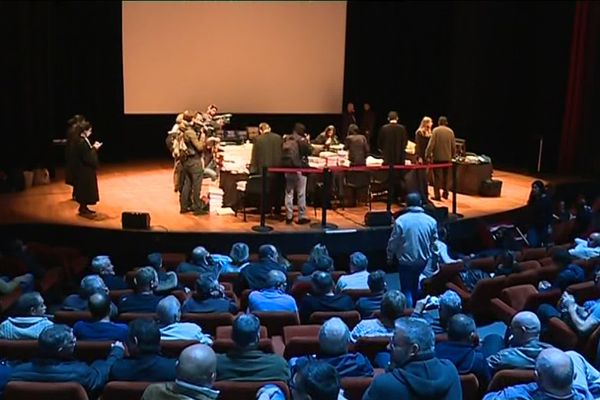 L'audience devant le Conseil des prud'hommes d'Amiens, le 4 octobre 2018 au Mégacité.