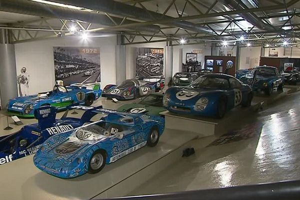 Une des salles d'expositions du musée des 24 Heures du Mans 