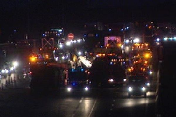 Bouchons sur l'A1 ce lundi soir. 