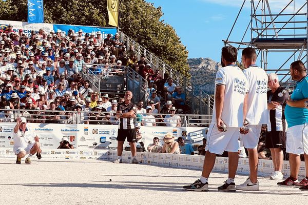 La finale de La Marseillaise à pétanque 2023, le mercredi 5 juillet à Marseille.