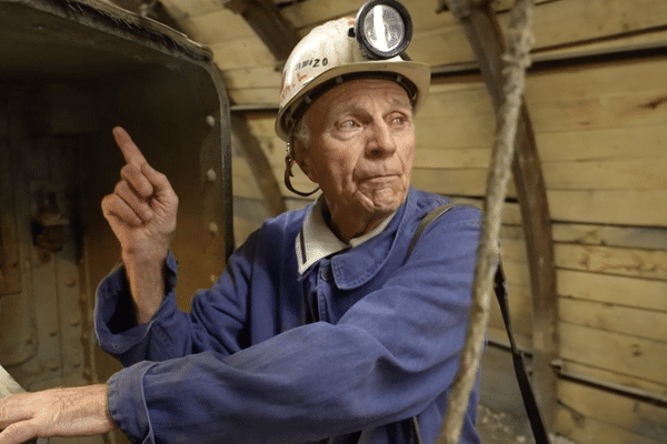 Michel Granizo, 87 ans, a passé 32 ans dans les mines de charbon du Tarn.