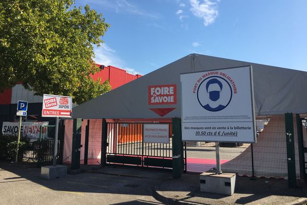 La foire de Savoie a été maintenue, avec un protocole sanitaire mis en place contre le Covid-19.