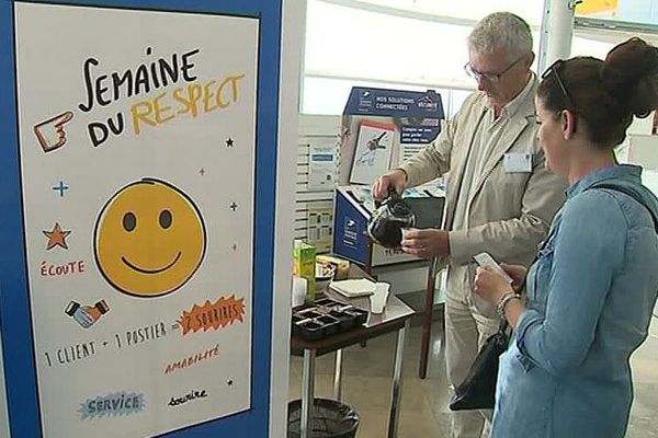 Montpellier : La Poste mise sur la semaine du respect contre les incivilités - mai 2017.