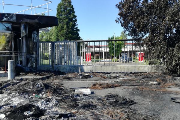 Le poste de garde de la Seita à Riom avait été incendié dans la nuit du 23 au 24 mai.