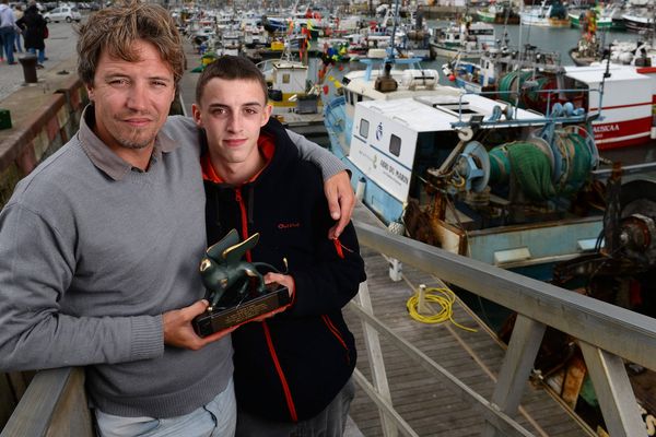 Dominque Leborne interprète son propre rôle dans "Tempête", avec son fils Mattéo