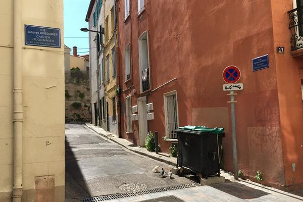 La victime, un homme de 31 ans a été retrouvée vers 23 h dimanche 2 mai gisant sur le sol, à l'angle des rues Dugommier et Camille Jourdan à Perpignan.