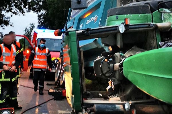 Accident de tracteur ce mercredi soir sur la commune de Méautis