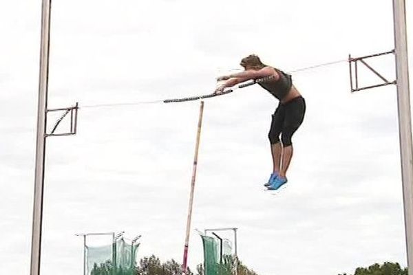 Kevin Mayer s'entraîne au CREPS de montpellier - 29 mars 2018