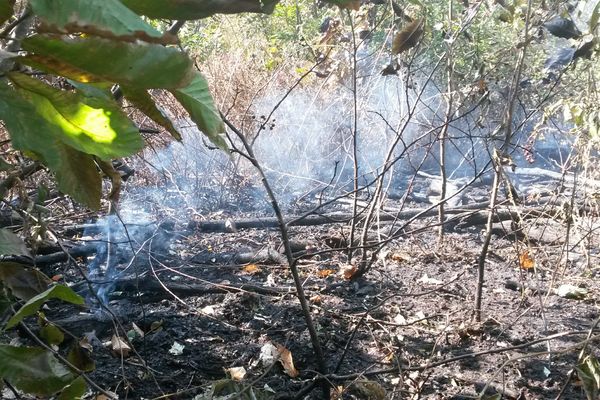 Incendie à Thuré