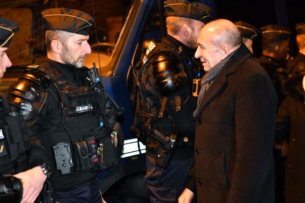 Gérard Collomb à Calais ce jeudi soir